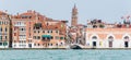 Old buildings in venice italy