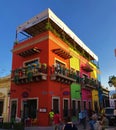 Buildings in Barrio Antiguo, Monterrey Royalty Free Stock Photo