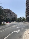 Buildings , beach, summer, yachts in Alicante