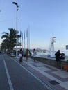 Buildings , beach, summer, yachts