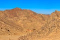 Buildings in bedouin village in Arabian desert, Egypt.