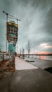 Buildings on Belgrade Waterfront new chapter in the capital city of Serbia. Royalty Free Stock Photo