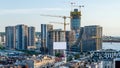 Buildings on Belgrade Waterfront new chapter in the city of Belgrade, Serbia. Royalty Free Stock Photo