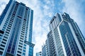 Buildings with blue sky