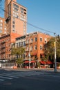 Buildings on the Bowery, a street and neighbourhood in Lower Manhattan in New York City, USA