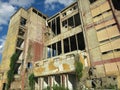 Buildings of broken and abandoned industries in city of Banja Luka - 6