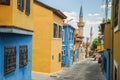 Buildings in Buldan Town, Denizli, Turkiye Royalty Free Stock Photo