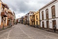 Buildings In Calle Real - Teror,Gran Canaria,Spain Royalty Free Stock Photo