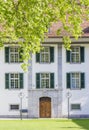 The buildings of the Castle Church in Interlaken