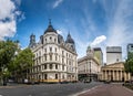 Buildings and Cathedral near Plaza de Mayo - Buenos Aires, Argentina Royalty Free Stock Photo