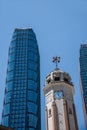 Buildings in Chongqing landmark Liberation Monument and the business district