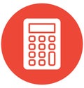 Adding machine, calculation Isolated Vector Icon which can be easily edit or modified.
