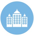 Apartments, Isolated Vector Icon which can be easily edit or modified. Royalty Free Stock Photo