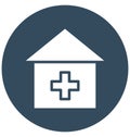 Dispensary,hospital, Isolated Vector Icon which can be easily edit or modified.