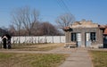 Buildings of the concentration camp Royalty Free Stock Photo