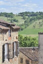 Buildings in Cordes-sur-Ciel, France Royalty Free Stock Photo