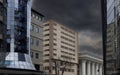 buildings in downtown skopje