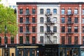 Buildings on Duane Street in Tribeca New York City Royalty Free Stock Photo