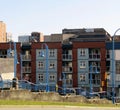 Buildings in East Vancouver, BC, Canada Royalty Free Stock Photo