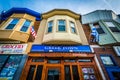 Buildings on Eastern Avenue, in Greektown, Baltimore, Maryland.