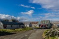 Buildings and equipment at a salmon cannery on Bristol Bay