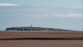 Buildings on Flat Holm Island in the Bristol Channel