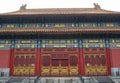 Exterior painted details - Forbidden City buildings, Beijing China Royalty Free Stock Photo