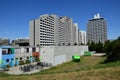 Buildings of the former Olympic Village in Munich, Germany