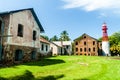 Buildings of former penal colony at Ile Royale