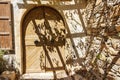 Buildings in the fortress on the island of Spinalonga at the Gulf of Elounda, Crete, Greece Royalty Free Stock Photo