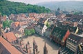 Buildings in Freiburg im Breisgau city, Germany Royalty Free Stock Photo