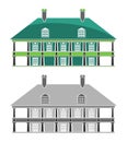 Buildings - French Colonial House