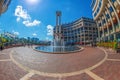 Buildings at the Georgetown Waterfront Park, Washington DC, USA Royalty Free Stock Photo