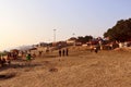 Buildings and ghats near Ganga River, Varanasi