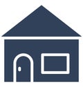 Apartment, family house, Isolated Vector Icon which can be easily edit or modified.