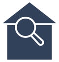 Search house, Find, Isolated Vector Icon which can be easily edit or modified.