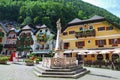 Buildings of Gosau village, Austria