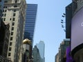 Buildings and hand, NYC