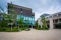Buildings at Harvard Law School, in Cambridge, Massachusetts. Royalty Free Stock Photo