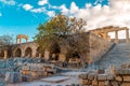 Acropolis of Lindos in Rhodes Royalty Free Stock Photo