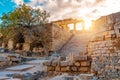 Acropolis of Lindos in Rhodes Royalty Free Stock Photo