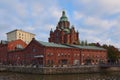 Buildings in the Katajanokka district in Helsinki.