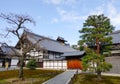 Buildings at Kinkaku temple in Kyoto, Japan Royalty Free Stock Photo