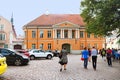 Buildings on Kohtu Street in old town, Tallinn, Estonia Royalty Free Stock Photo