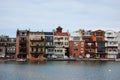 Buildings beside the lake, Skaneateles, New York