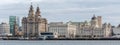 The buildings on the Liverpool Waterfront