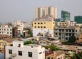 Buildings located at downtown in Mandalay, Myanmar Royalty Free Stock Photo