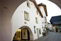 Buildings in main square, Castelrotto, Italy Royalty Free Stock Photo