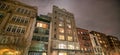 Buildings of Meatpacking District at night, New York City