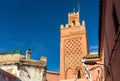 Buildings in Medina of Marrakesh, a UNESCO heritage site in Morocco Royalty Free Stock Photo